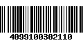 Código de Barras 4099100302110