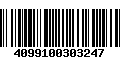 Código de Barras 4099100303247