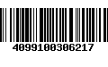 Código de Barras 4099100306217