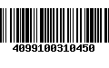 Código de Barras 4099100310450