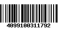 Código de Barras 4099100311792