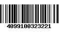 Código de Barras 4099100323221