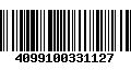 Código de Barras 4099100331127