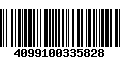 Código de Barras 4099100335828