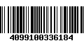 Código de Barras 4099100336184