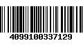 Código de Barras 4099100337129