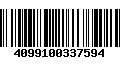 Código de Barras 4099100337594