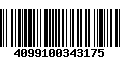 Código de Barras 4099100343175