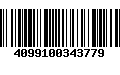 Código de Barras 4099100343779