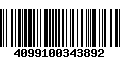 Código de Barras 4099100343892