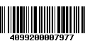 Código de Barras 4099200007977