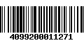 Código de Barras 4099200011271