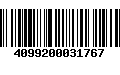 Código de Barras 4099200031767