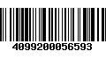 Código de Barras 4099200056593