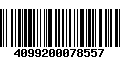 Código de Barras 4099200078557