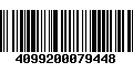 Código de Barras 4099200079448