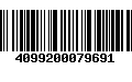 Código de Barras 4099200079691