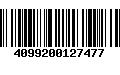 Código de Barras 4099200127477