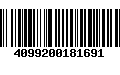 Código de Barras 4099200181691