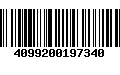 Código de Barras 4099200197340