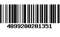 Código de Barras 4099200201351