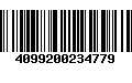 Código de Barras 4099200234779