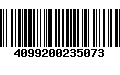 Código de Barras 4099200235073