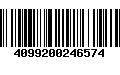 Código de Barras 4099200246574