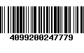 Código de Barras 4099200247779