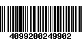 Código de Barras 4099200249902