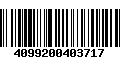 Código de Barras 4099200403717