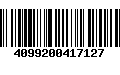 Código de Barras 4099200417127