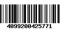 Código de Barras 4099200425771