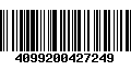 Código de Barras 4099200427249