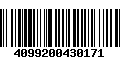 Código de Barras 4099200430171