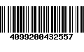 Código de Barras 4099200432557