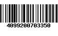 Código de Barras 4099200703350