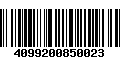 Código de Barras 4099200850023