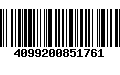 Código de Barras 4099200851761