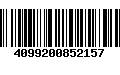 Código de Barras 4099200852157