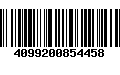 Código de Barras 4099200854458