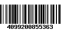 Código de Barras 4099200855363