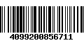 Código de Barras 4099200856711