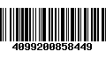 Código de Barras 4099200858449