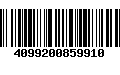 Código de Barras 4099200859910