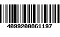 Código de Barras 4099200861197