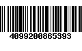 Código de Barras 4099200865393