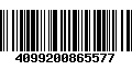 Código de Barras 4099200865577