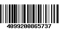 Código de Barras 4099200865737