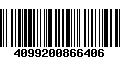 Código de Barras 4099200866406